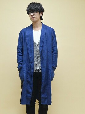 「SHIPS JET BLUE（シップスジェットブルー）のアイテム（その他アウター）」を使った、高橋さん（メンズ・170cm）の春コーディネート