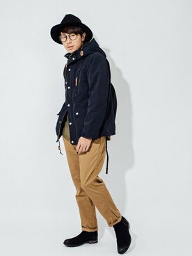 「SHIPS JET BLUE（シップスジェットブルー）のアイテム（ブーツ）」を使った、高橋さん（メンズ・170cm）の夏コーディネート
