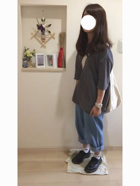 「haco!（ハコ）のアイテム（チュニック）」を使った、konaさん（レディース・150cm）の夏コーディネート