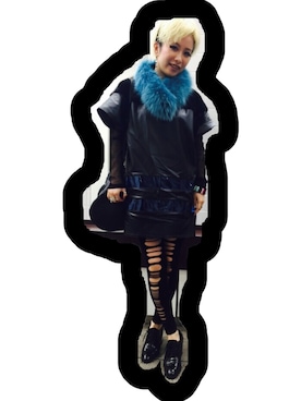 「UNIF」｜「アイテム（ワンピース）」を使った、RENAさん（レディース・155cm）の春コーディネート