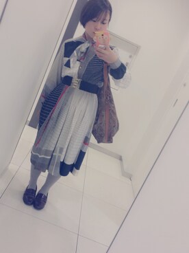 「70s」｜「アイテム（ワンピース/ドレス）」を使った、YOSHiKO∵さん（レディース・148cm）の春コーディネート