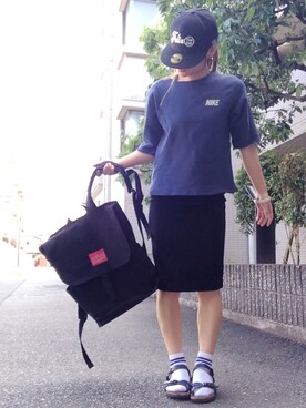 「Factor=（ファクターイコール）のアイテム（スカート）」を使った、youkiさん（レディース・158cm）の春コーディネート