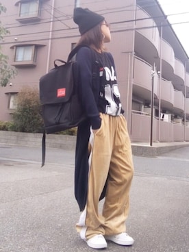 「Manhattan Portage」｜youkiさん（レディース・158cm）の秋コーディネート