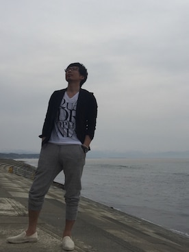 「Journal Standard TRISECT（トライセクト）のアイテム（その他シューズ）」を使った、Kazu_yaさん（メンズ・170cm）の春コーディネート