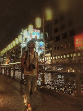 「Journal Standard TRISECT（トライセクト）のアイテム（その他シューズ）」を使った、Kazu_yaさん（メンズ・170cm）の夏コーディネート