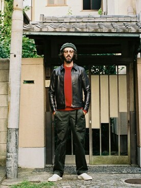 United Tokyo ユナイテッドトウキョウ の カウレザー襟付きライダース ライダースジャケット Wear