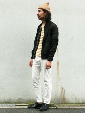「MENS」｜「アイテム（その他アウター）」を使った、URBANRESEARCHMEN'STWさん（メンズ・178cm）の夏コーディネート