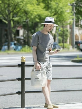 「URBAN RESEARCH」｜URBANRESEARCHMEN'STWさん（メンズ・177cm）の夏コーディネート
