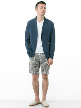 「URBAN RESEARCH」｜URBANRESEARCHMEN'STWさん（メンズ・180cm）の夏コーディネート