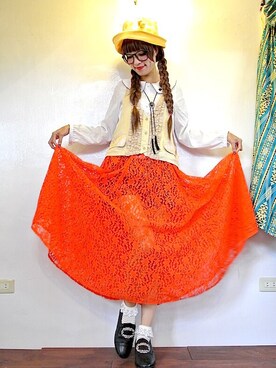 「沖縄」｜「アイテム（その他シューズ）」を使った、マァホ゜★!さん（レディース・162cm）の秋コーディネート