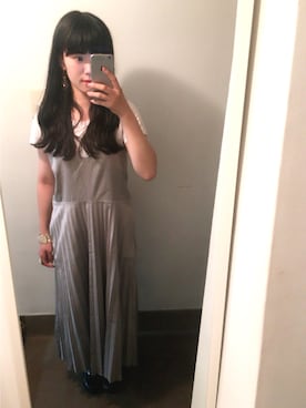 「片耳ピアス」｜chihiさん（レディース・158cm）の夏コーディネート