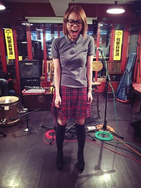 「H&M（エイチ・アンド・エム）のアイテム（モカシン/デッキシューズ）」を使った、monicayuさん（レディース・168cm）の秋コーディネート