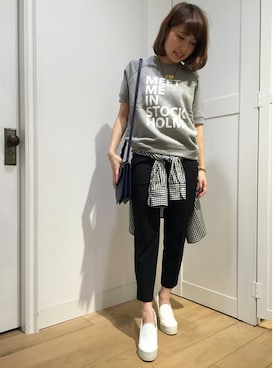 「スエット」｜LAUTREAMONT CO. ONLINE SHOP ZOZOTOWNさん（レディース・160cm）の春コーディネート