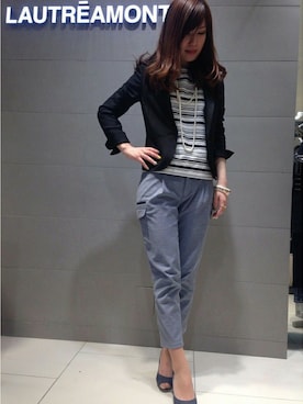 「LAUTREAMONT（ロートレアモン）のアイテム」を使った、LAUTREAMONT CO. ONLINE SHOP ZOZOTOWNさん（レディース・160cm）の春コーディネート