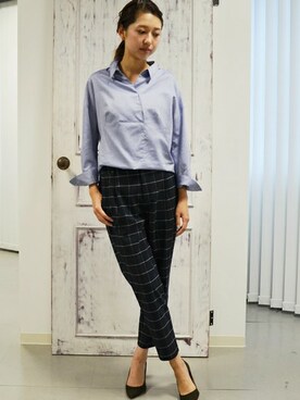 「Droite lautreamont（ドロワットロートレアモン）のアイテム」を使った、LAUTREAMONT CO. ONLINE SHOP ZOZOTOWNさん（レディース・158cm）の秋コーディネート