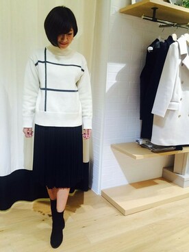 「Droite lautreamont（ドロワットロートレアモン）のアイテム」を使った、LAUTREAMONT CO. ONLINE SHOP ZOZOTOWNさん（レディース・156cm）の秋コーディネート