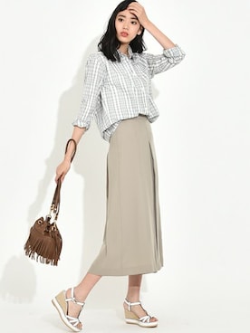 「ガウチョパンツ」｜LAUTREAMONT CO. ONLINE SHOP ZOZOTOWNさん（レディース・173cm）の春コーディネート