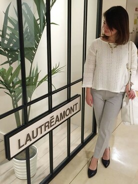 「LAUTREAMONT（ロートレアモン）のアイテム」を使った、LAUTREAMONT CO. ONLINE SHOP ZOZOTOWNさん（レディース・160cm）の春コーディネート