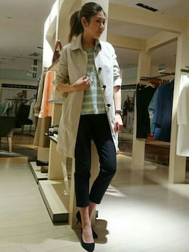 「la.f…（ラエフ）のアイテム（その他アウター）」を使った、LAUTREAMONT CO. ONLINE SHOP ZOZOTOWNさん（レディース・160cm）の春コーディネート