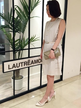 「結婚式二次会」｜LAUTREAMONT CO. ONLINE SHOP ZOZOTOWNさん（レディース・158cm）の春コーディネート