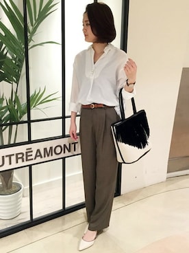 「LAUTREAMONT（ロートレアモン）のアイテム」を使った、LAUTREAMONT CO. ONLINE SHOP ZOZOTOWNさん（レディース・160cm）の春コーディネート