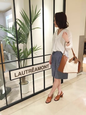 「LAUTREAMONT（ロートレアモン）のアイテム」を使った、LAUTREAMONT CO. ONLINE SHOP ZOZOTOWNさん（レディース・158cm）の春コーディネート