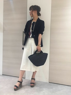 「la.f...」｜「アイテム（ジャケット/アウター）」を使った、LAUTREAMONT CO. ONLINE SHOP ZOZOTOWNさん（レディース・165cm）の春コーディネート
