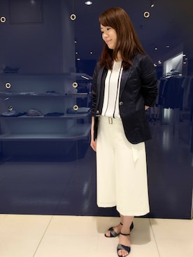 「la.f...」｜「アイテム（ジャケット/アウター）」を使った、LAUTREAMONT CO. ONLINE SHOP ZOZOTOWNさん（レディース・172cm）の夏コーディネート