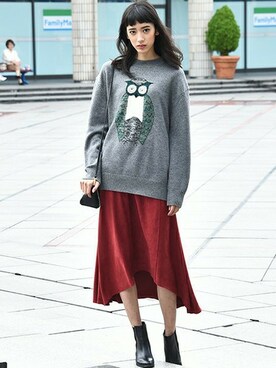「ENDAY」｜LAUTREAMONT CO. ONLINE SHOP ZOZOTOWNさん（レディース・173cm）の秋コーディネート