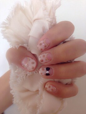 「ネイル」｜Hinanoさん（レディース・155cm）の冬コーディネート