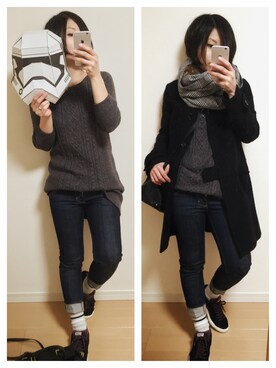 Lullabyさん（レディース・157cm）の冬コーディネート