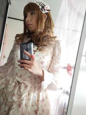 「ロリィタ」｜「アイテム（その他アウター）」を使った、桜沢蘭さん（レディース・153cm）の冬コーディネート
