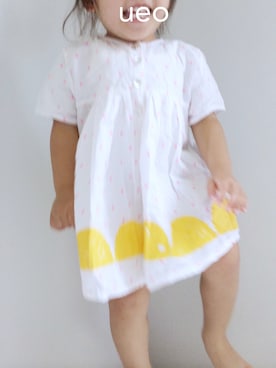 「bobochoses」｜「アイテム（チュニック）」を使った、ueoさん（キッズ・80cm）の秋コーディネート
