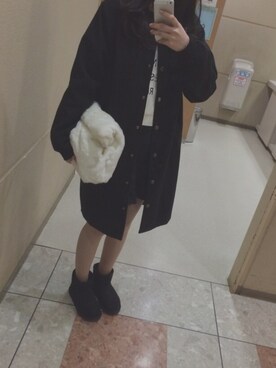 「RASVOA（ラスボア）のアイテム（その他アウター）」を使った、junna.さん（レディース・160cm）の秋コーディネート