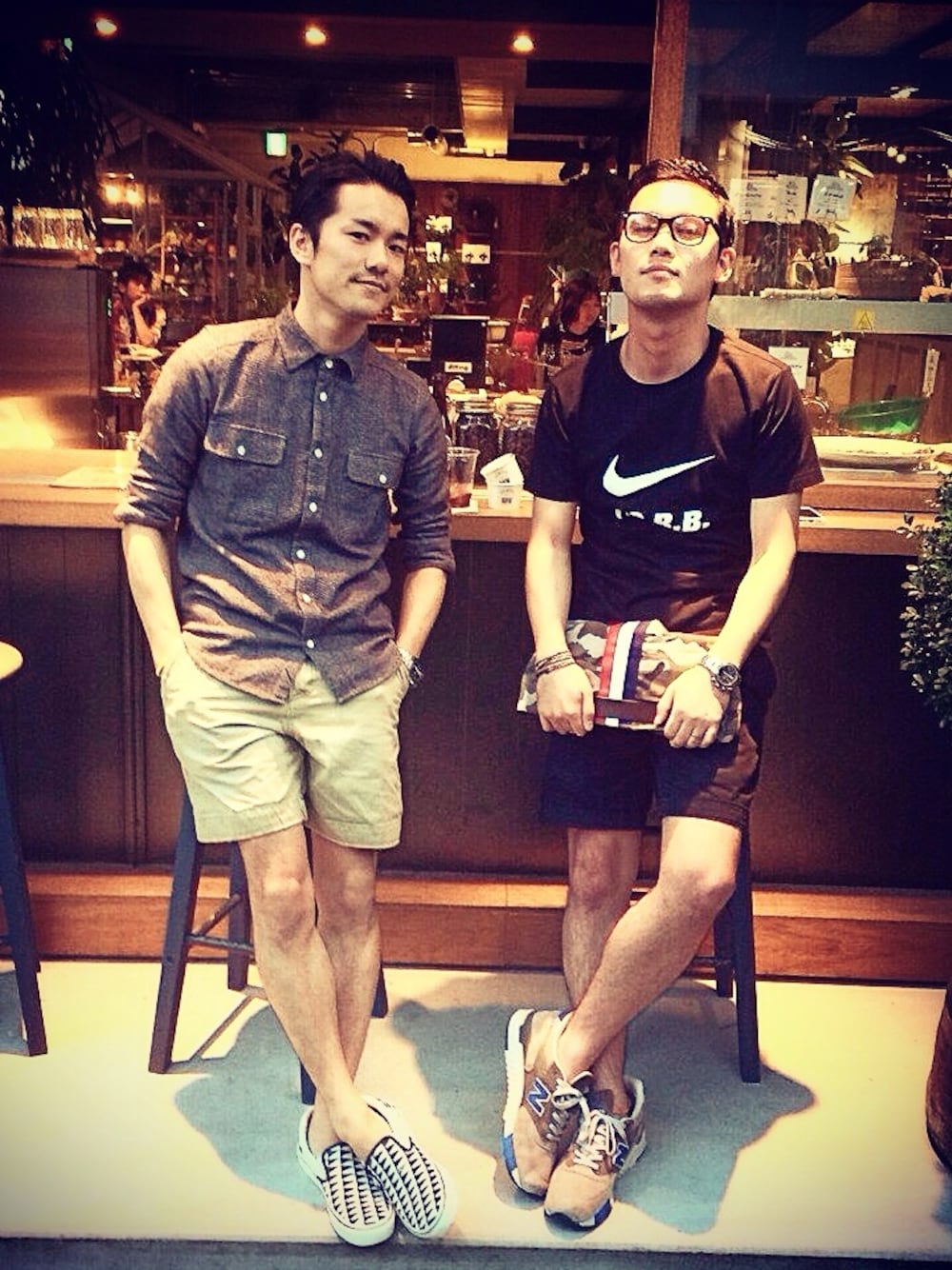 「BIOTOP、SATURDAYS SURF NYC、FCRB、soph」｜「F.C.R.B.のアイテム（Tシャツ/カットソー、ブラック系）」を使った、echigo711さん（メンズ・170cm）の秋コーディネートの1枚目の写真