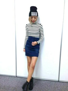 Yukiさん（レディース・168cm）の冬コーディネート