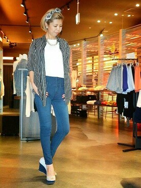 Yukiさん（レディース・168cm）の春コーディネート