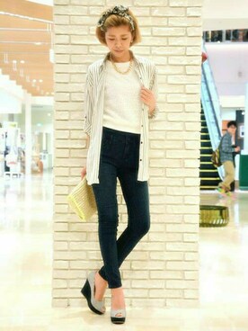 Yukiさん（レディース・168cm）の春コーディネート