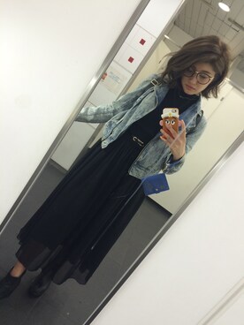 「GROWZE（グローゼ）のアイテム」を使った、Shioriさん（レディース・163cm）の春コーディネート