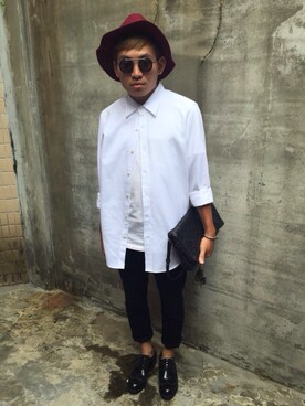 「hat」｜CHIA-CHE CHANGさん（メンズ・168cm）の夏コーディネート