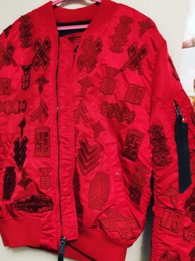 「MARCELO BURLON（マルセロ・バーロン）のアイテム（ジャケット/アウター）」を使った、たけさん（メンズ・170cm）の秋コーディネート
