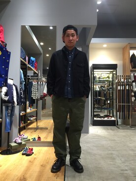 「SEVENDAYS=SUNDAY（セブンデイズサンデイ）のアイテム（カバーオール）」を使った、KETAさん（メンズ・175cm）の冬コーディネート