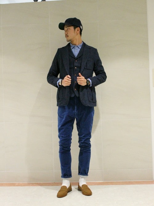 The DUFFER of ST.GEORGE ダファー【英】ハリスツイード ヘリンボーン