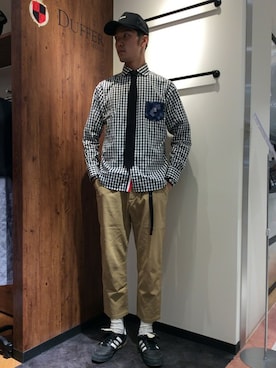 「グラミチ」｜TAKEKAWAさん（メンズ・187cm）の春コーディネート