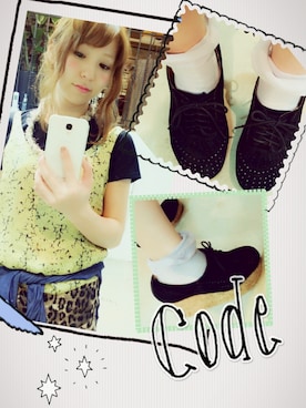 「Jeffrey Campbell（ジェフリーキャンベル）のアイテム（その他シューズ）」を使った、島村麻奈美さん（レディース・157cm）の夏コーディネート