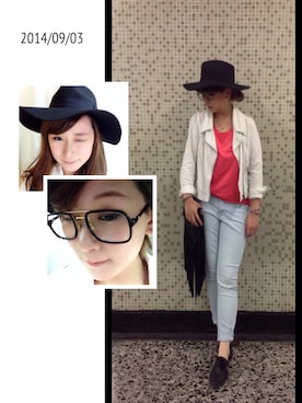 「cotton on」｜「アイテム（アクセサリー）」を使った、AsterPhangさん（レディース・168cm）の秋コーディネート