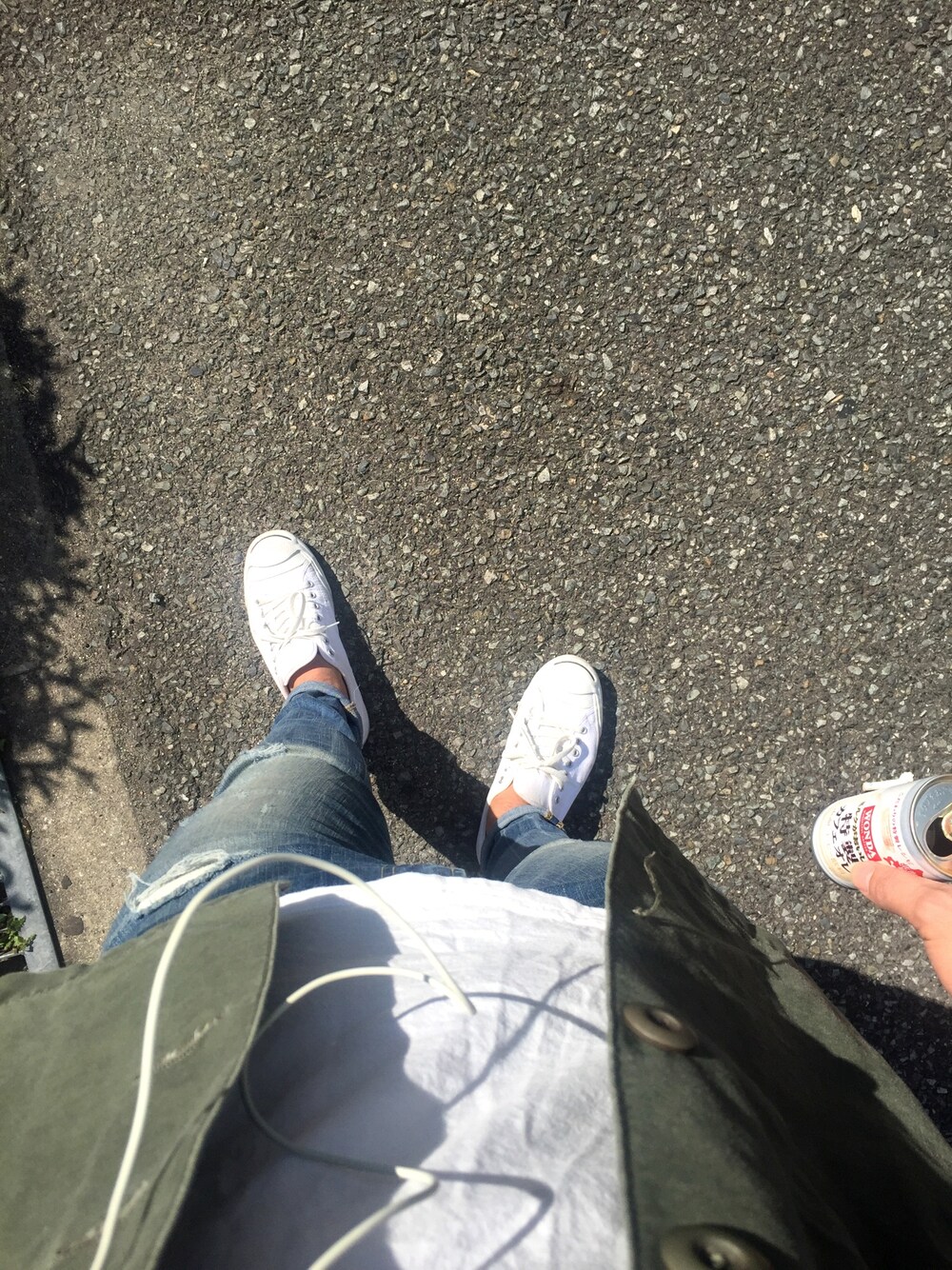 「シンプル」｜「CONVERSEのCONVERSE / JACK PURCEL（スニーカー、ホワイト系）」を使った、kさん（メンズ・178cm）の秋コーディネートの1枚目の写真