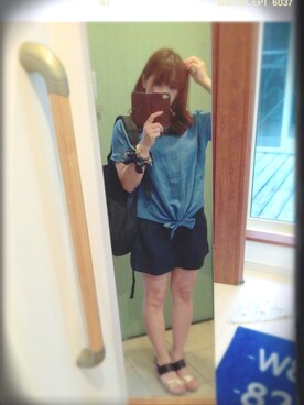 「ABISTE（アビステ）のアイテム」を使った、ちぃさん（レディース・158cm）の夏コーディネート