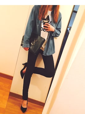 「NET（ネット）のアイテム（パンプス）」を使った、sxxiさん（レディース・171cm）の春コーディネート