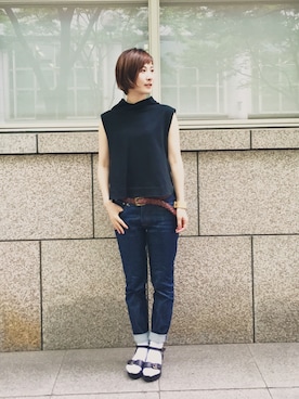 「haco!（ハコ）のアイテム」を使った、haco-on-acoさん（レディース・164cm）の夏コーディネート